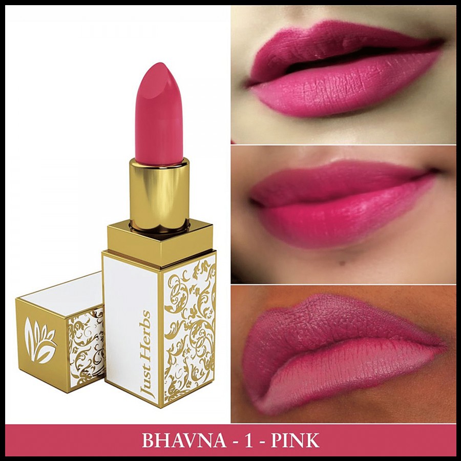 Just Herbs Herb Enriched Ayurvedic Lipstick - Shade No.1