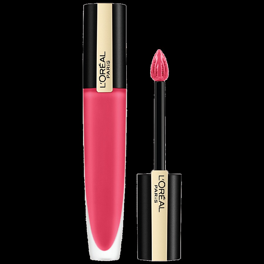 L'OREAL PARIS Rouge Signature Matte Liquid Lipstick - Soft-matte Finish