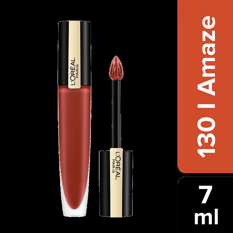 L'Oreal Paris Rouge Signature Matte Liquid Lipstick - Soft-Matte Finish