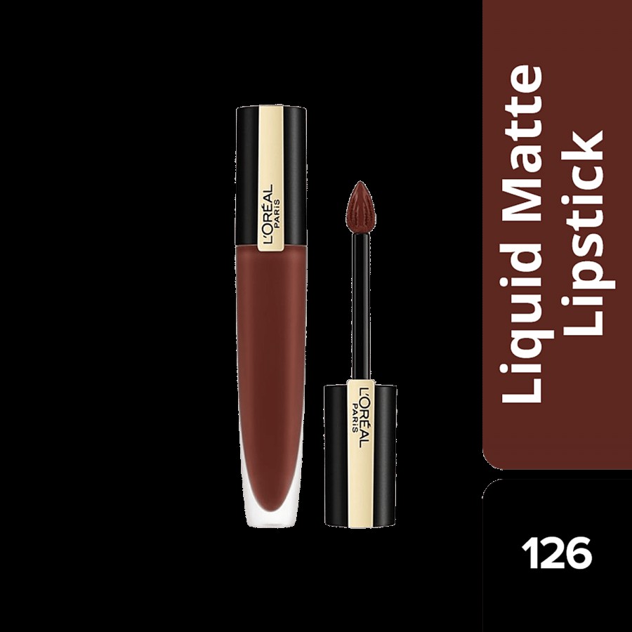 L'Oreal Paris Rouge Signature Matte Liquid Lipstick - Ultra Light Weight