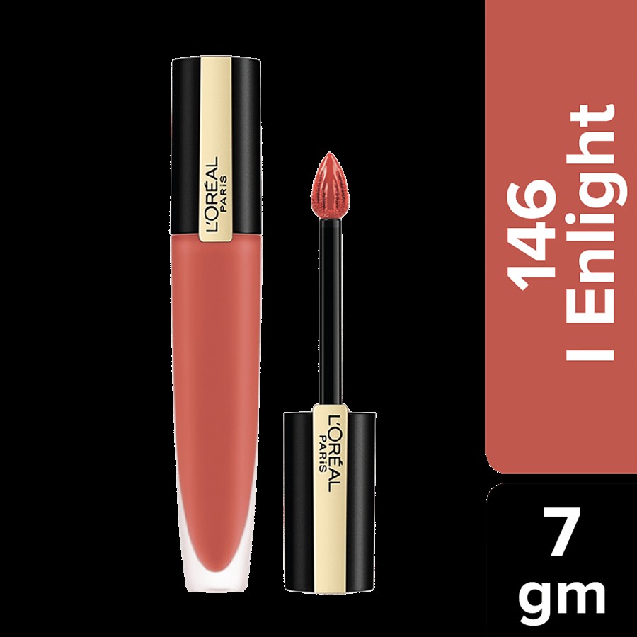 L'Oreal Paris Rouge Signature Matte Liquid Lipstick - Ultra Light Weight