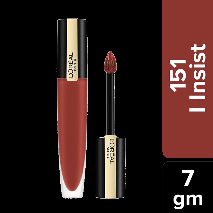 L'Oreal Paris Rouge Signature Matte Liquid Lipstick - Ultra Light Weight