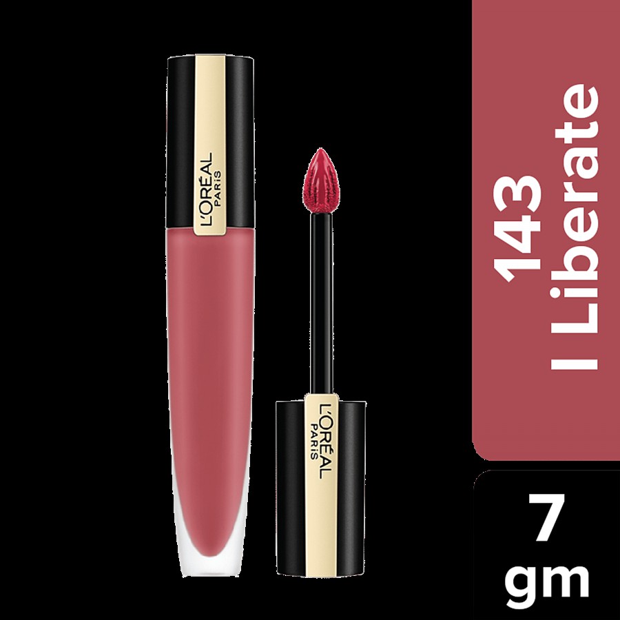 L'Oreal Paris Rouge Signature Matte Liquid Lipstick - Ultra Light Weight