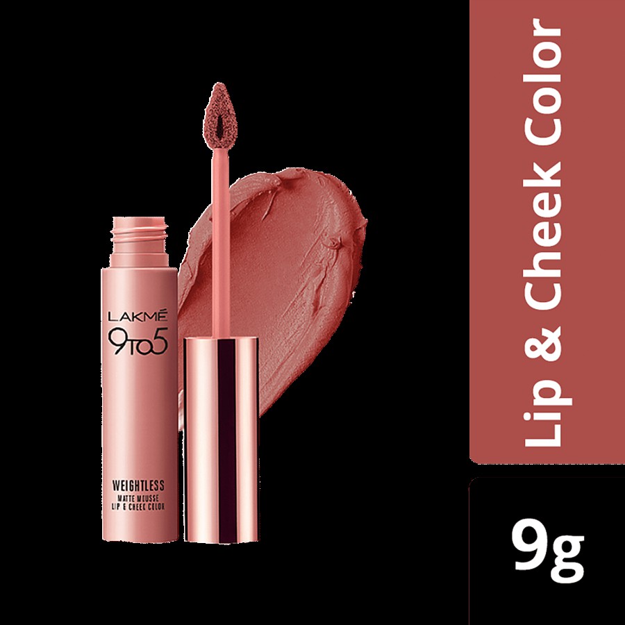 Lakme 9 To 5 Weightless Mousse Lip & Cheek Colour