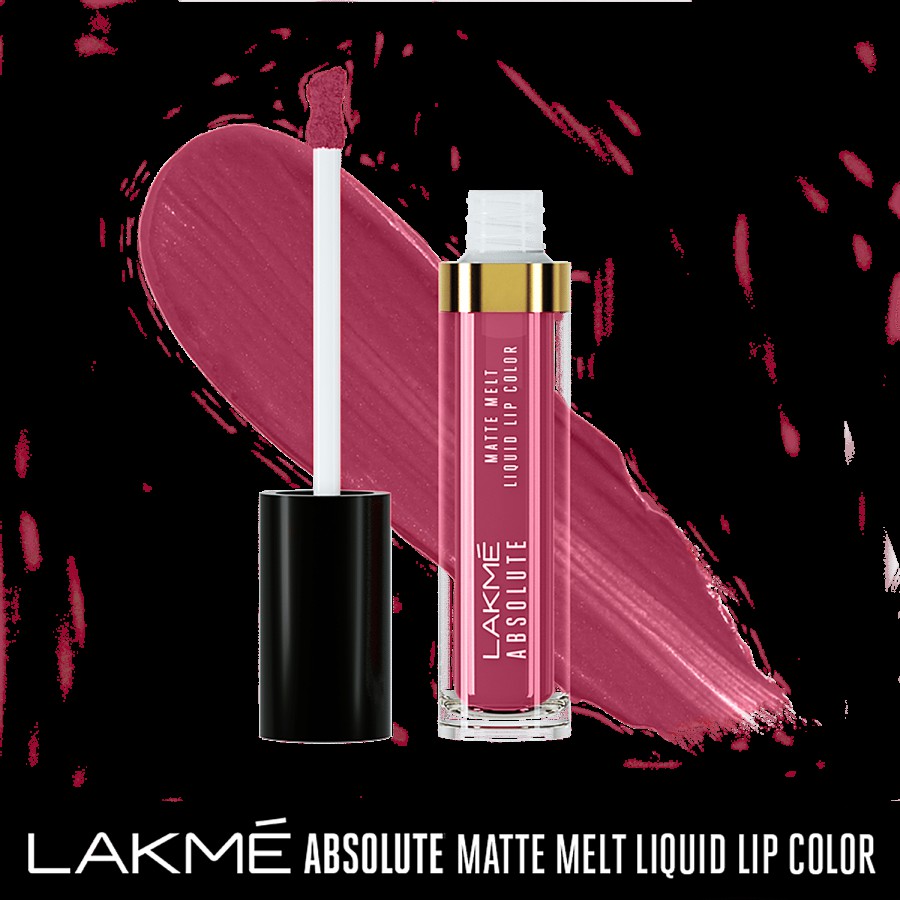 Lakme Matte Melt Liquid Lip Colour - With Rosehip Oil