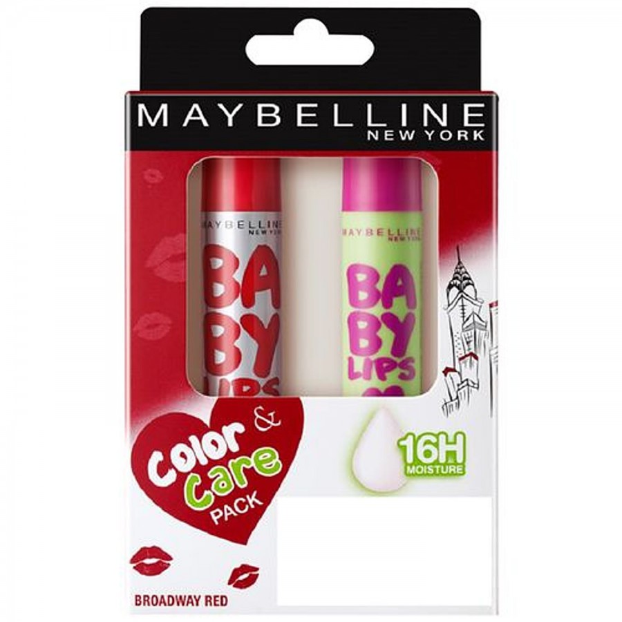 Maybelline New York Baby Lips Combo - Broadway Red