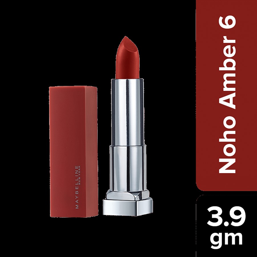 Maybelline New York Colour Sensational Creamy Matte Lipstick - The Bricks