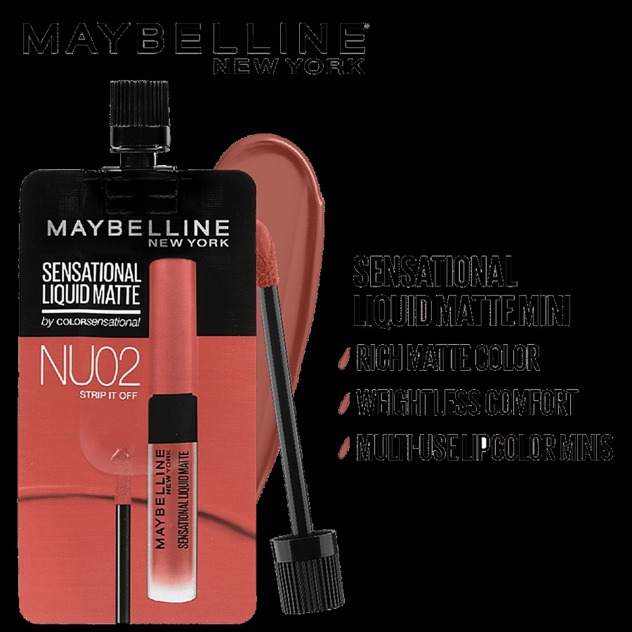 Maybelline New York Colour Sensational Liquid Matte Mini Pack