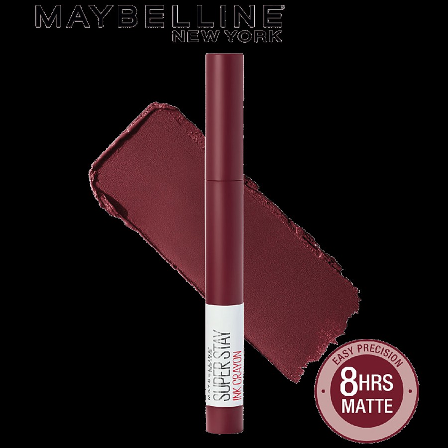 Maybelline New York Super Stay Crayon Lipstick - 65 Settle For More