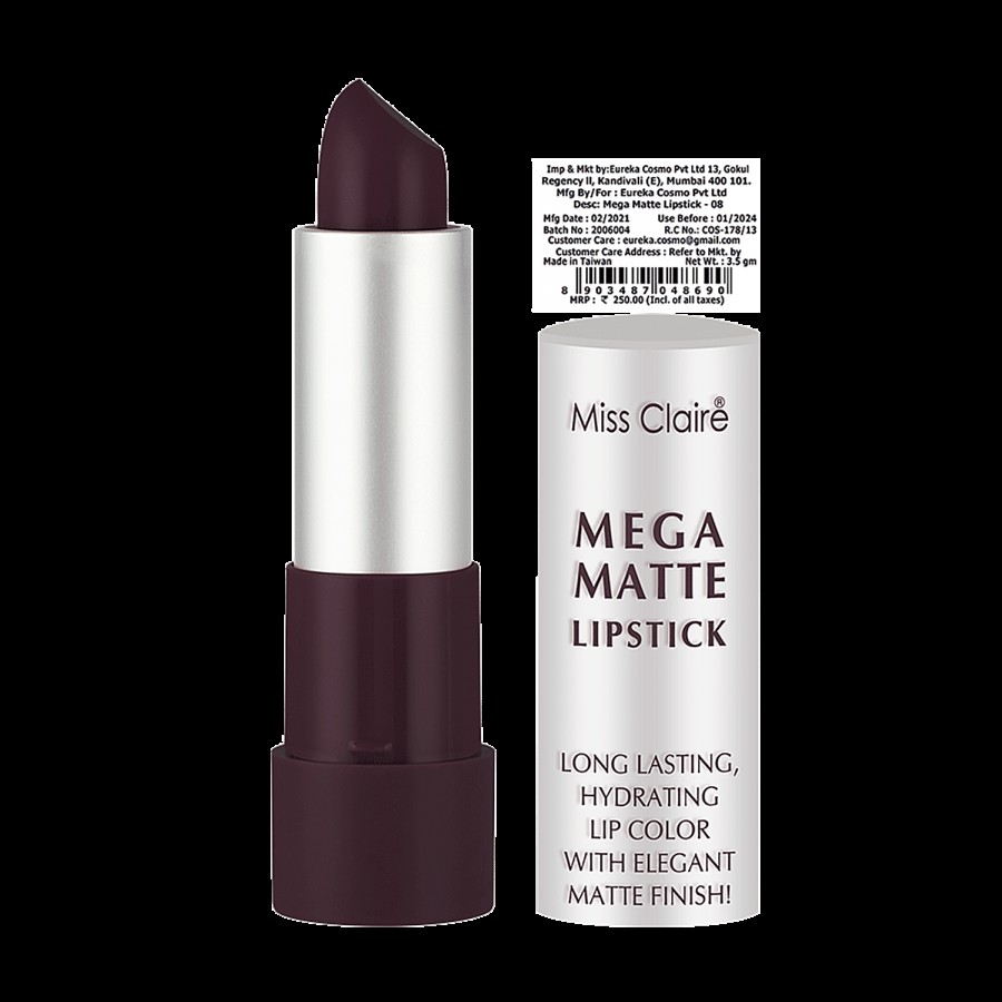 Miss Claire Mega Matte Lipstick