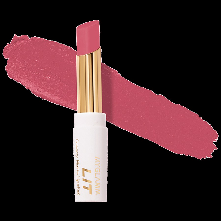 MyGlamm LIT Creamy Matte Lipstick - Long Stay