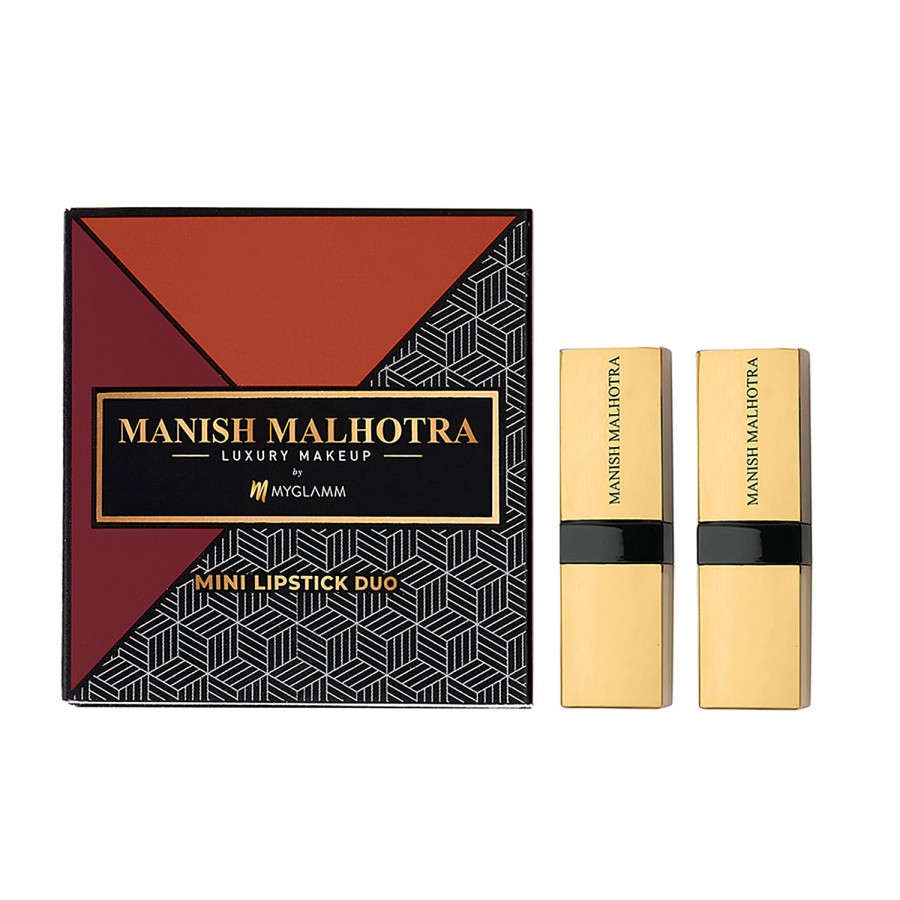 MyGlamm Manish Malhotra Afterparty Hi-Shine Mini Lipstick Duo