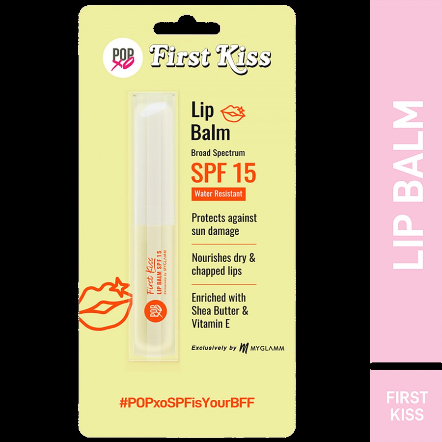 MyGlamm POPxo First Kiss Lip Balm - Water Resistant