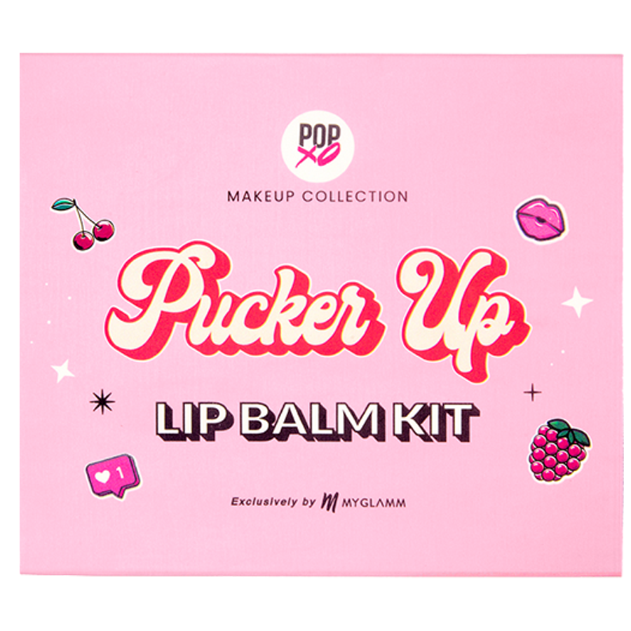 MyGlamm POPxo Makeup Pucker Up Lip Balm Kit - Cherry Blossoms