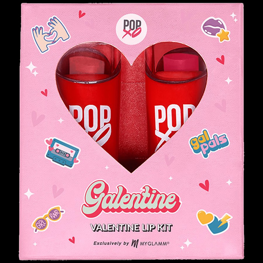 MyGlamm POPxo Valentine Lipstick Kit - Pigmented