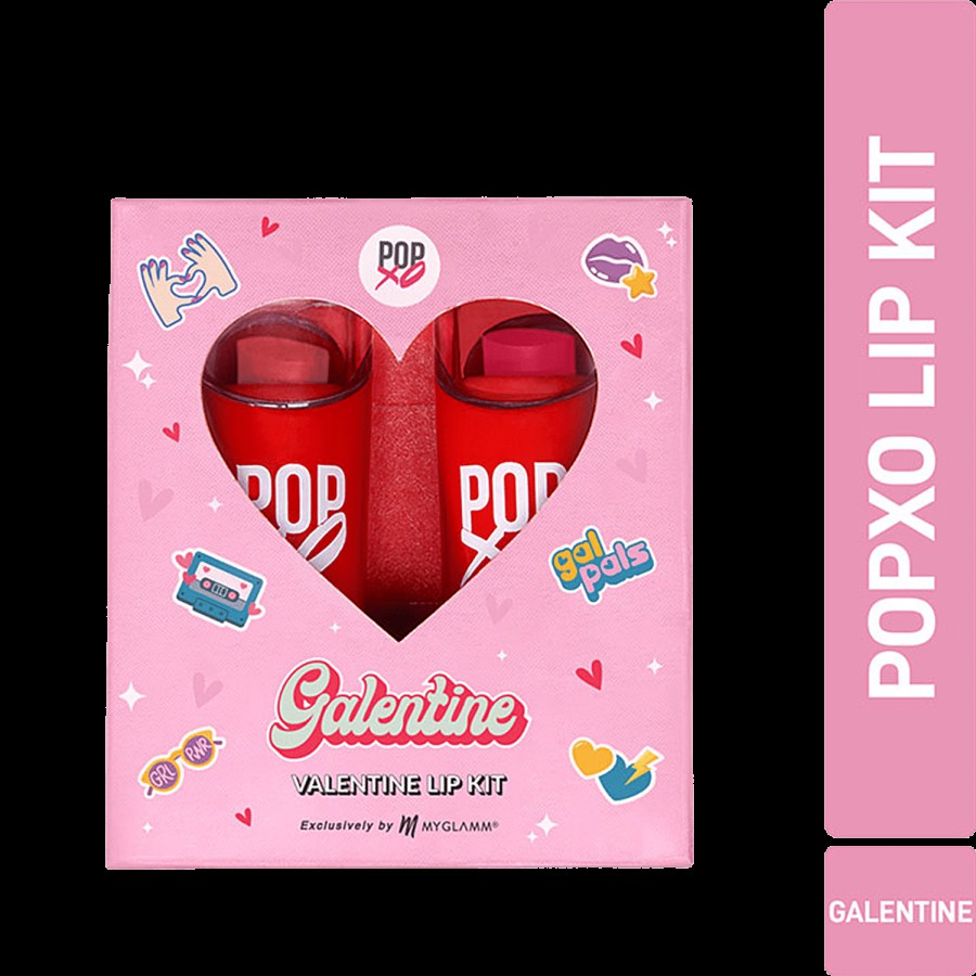 MyGlamm POPxo Valentine Lipstick Kit - Pigmented