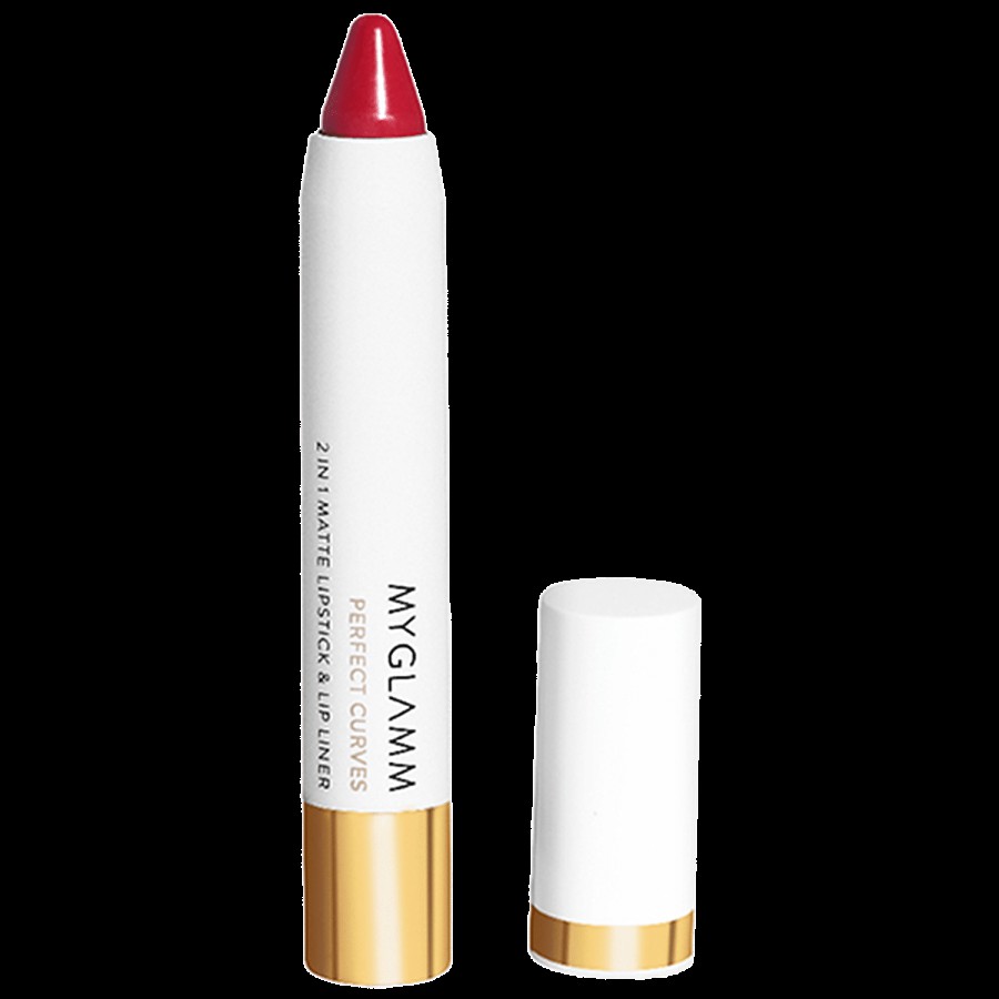 MyGlamm Perfect Curves Matte Lip Crayon - Creamy