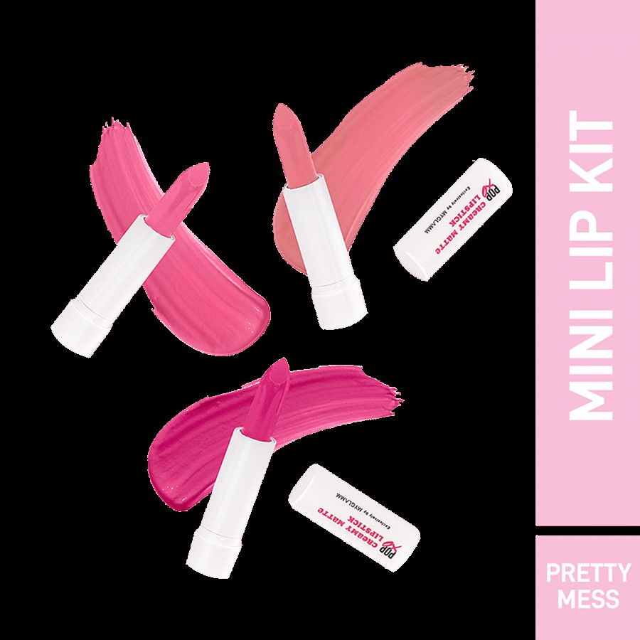 MyGlamm Popxo Makeup Collection - Mini Lip Kit