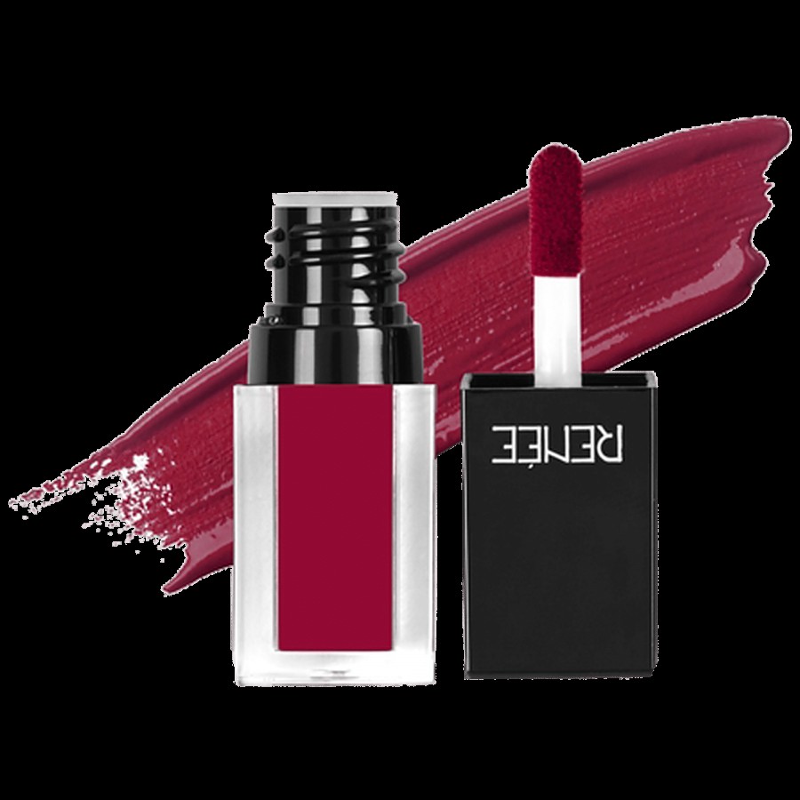 Renee Check Matte Lip Liquid Colour - With Oils Of Jojoba