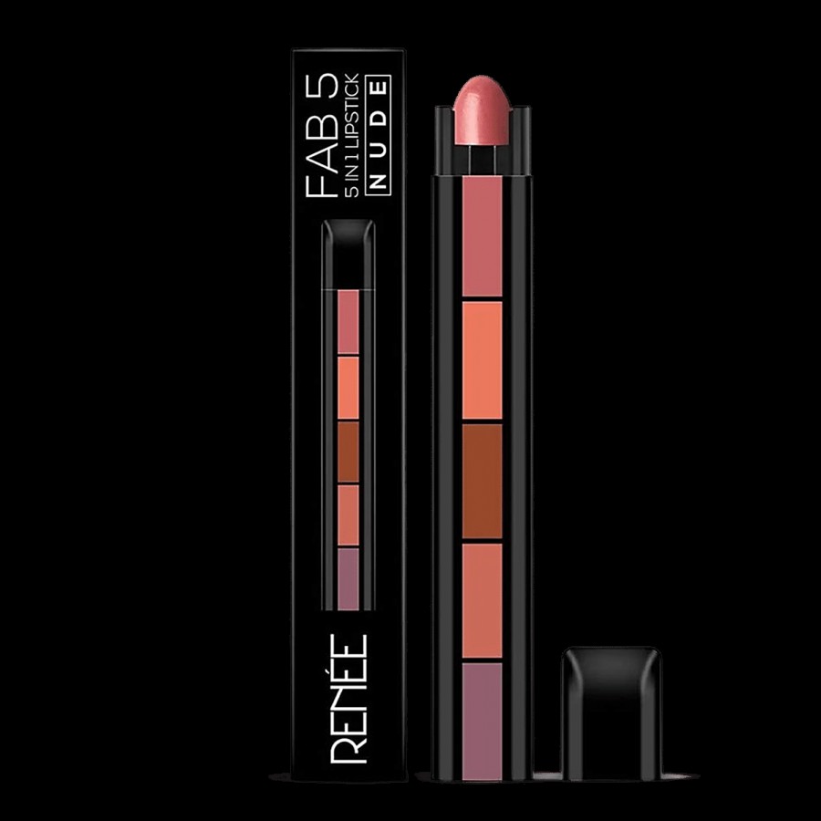 Renee Fab 5 5-in-1 Nude Lipstick - Alluring Shades