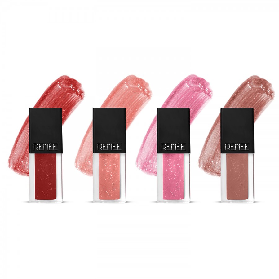 Renee See Me Shine Lip Gloss - Gloss Boss Combo Of 4