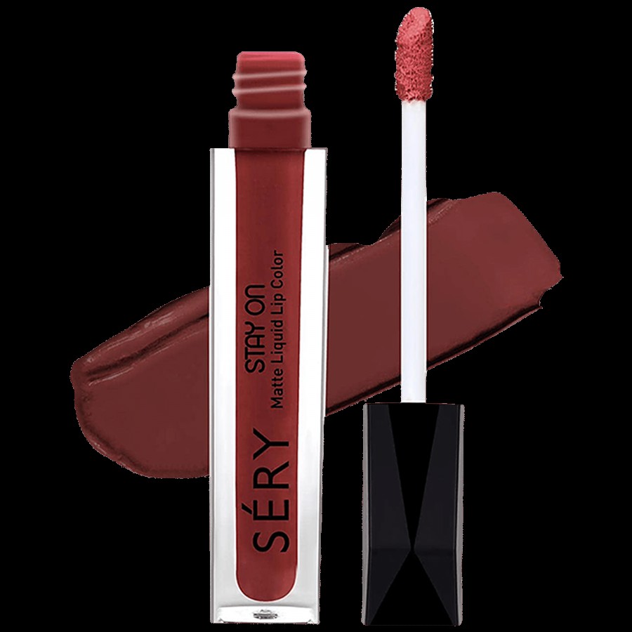 Sery Stay On Matte Liquid Lipstick - Smudge Proof