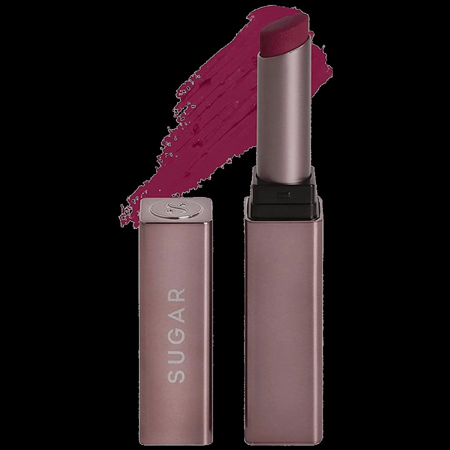 Sugar Cosmetics Mettle Satin Lipstick - Long Lasting