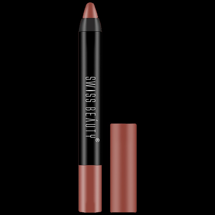 Swiss Beauty Non-Transfer Matte Crayon Lipstick