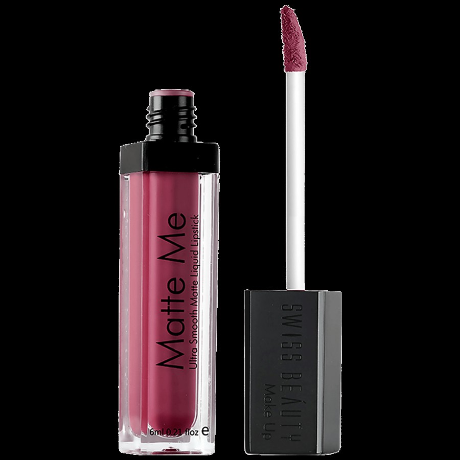 Swiss Beauty Ultra-Smooth Matte Liquid Lipstick - Long-Lasting