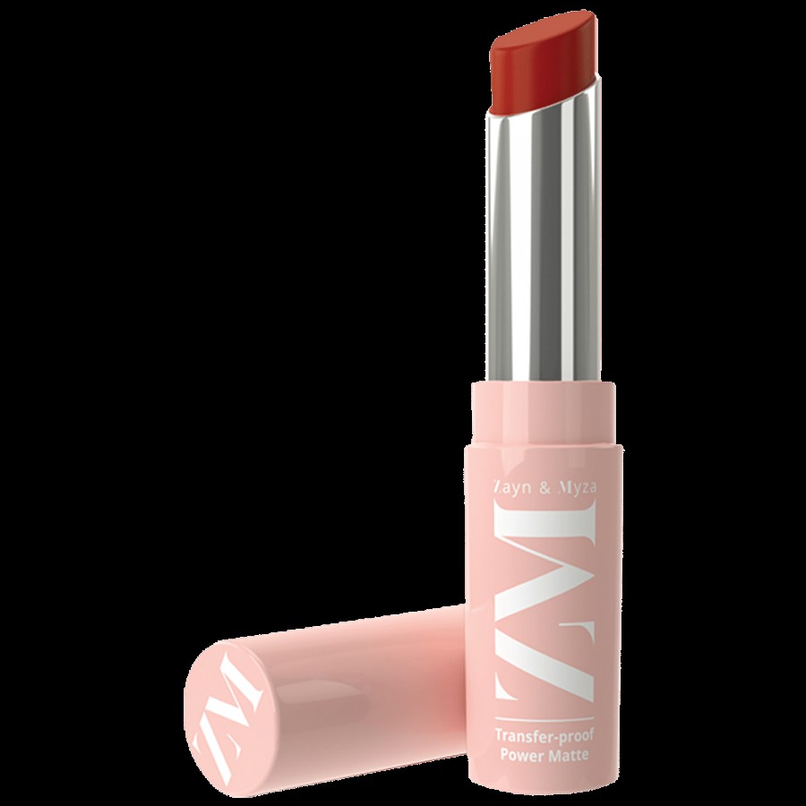 ZM Zayn & Myza Transfer-Proof Power Matte Lipstick - Smudge-Proof