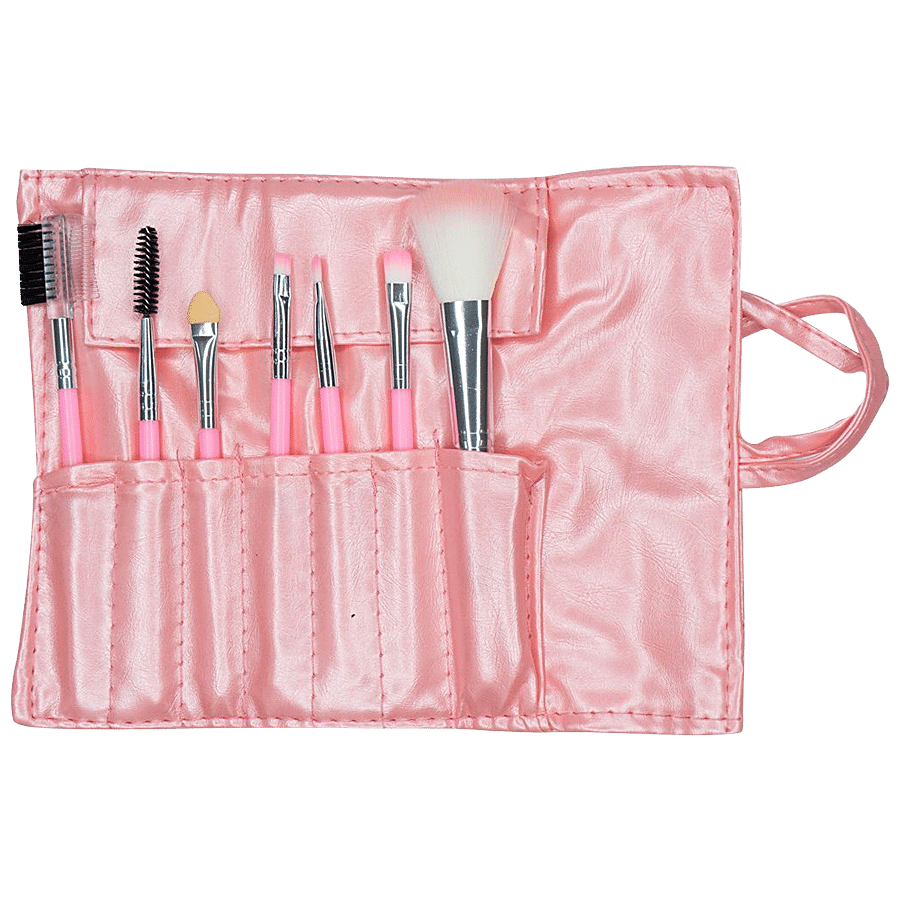 Beautiliss Professional Makeup Brush Set With Faux Leather Bag - High Quality & Durable