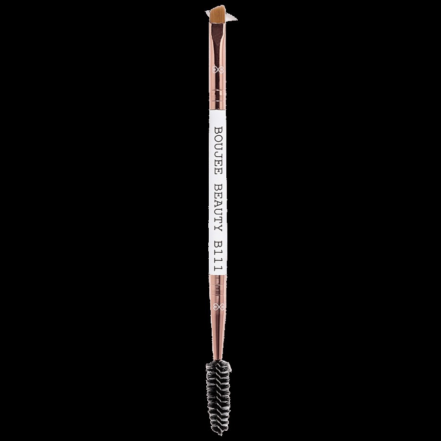 Boujee Beauty Dual-Ended Brow Brush - Helps To Apply & Blend Makeup