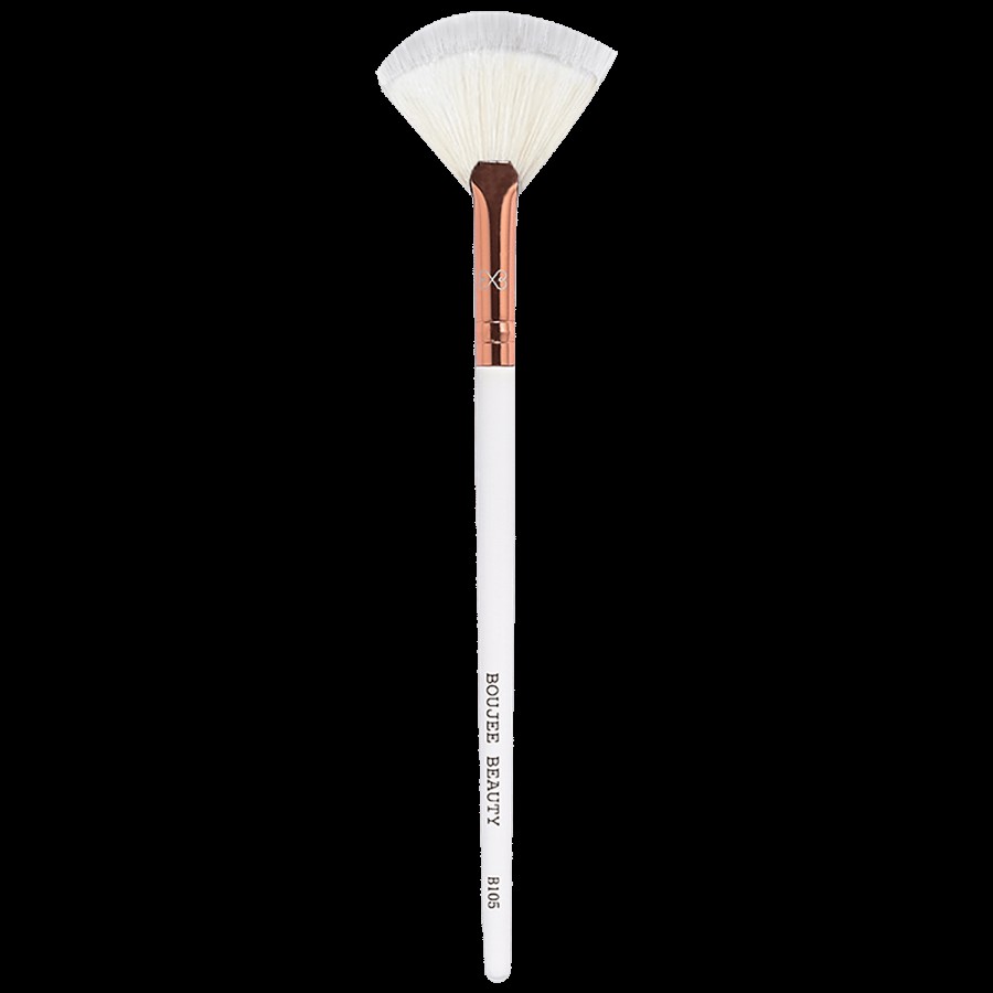 Boujee Beauty Duo-Fibre Fan Brush - Helps To Apply & Blend Makeup