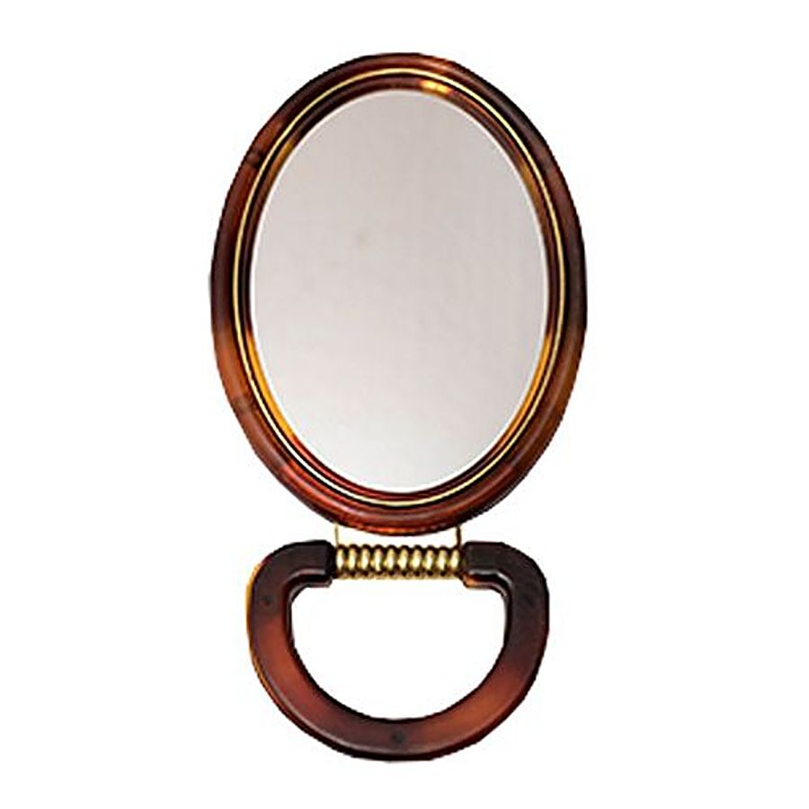 Filone Oval Portable Mirror - Brown