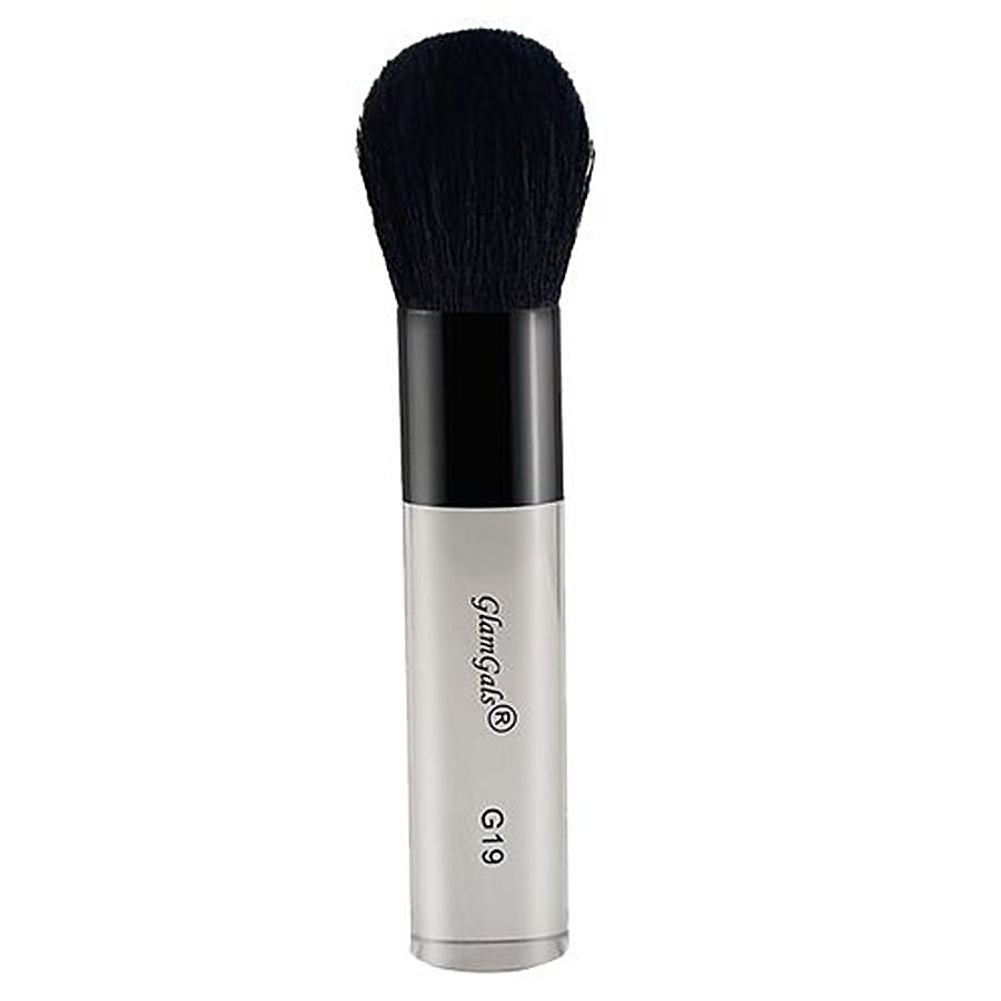 GlamGals Black Glass Powder Brush