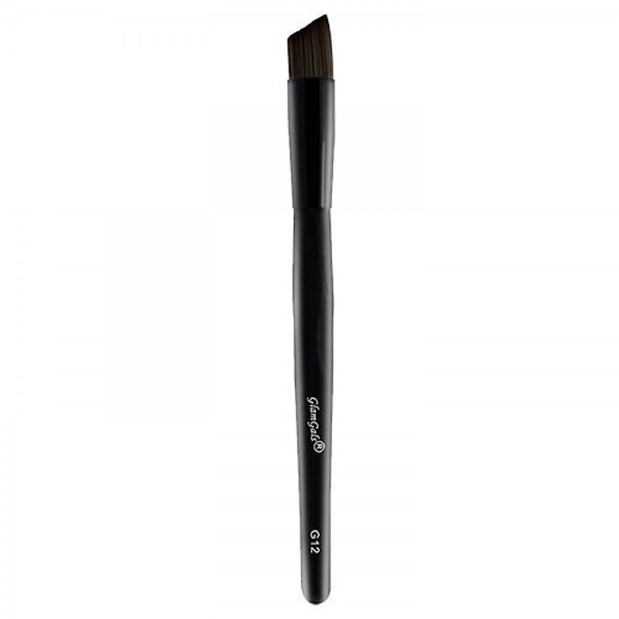 GlamGals Black Flat Angled Contouring Brush