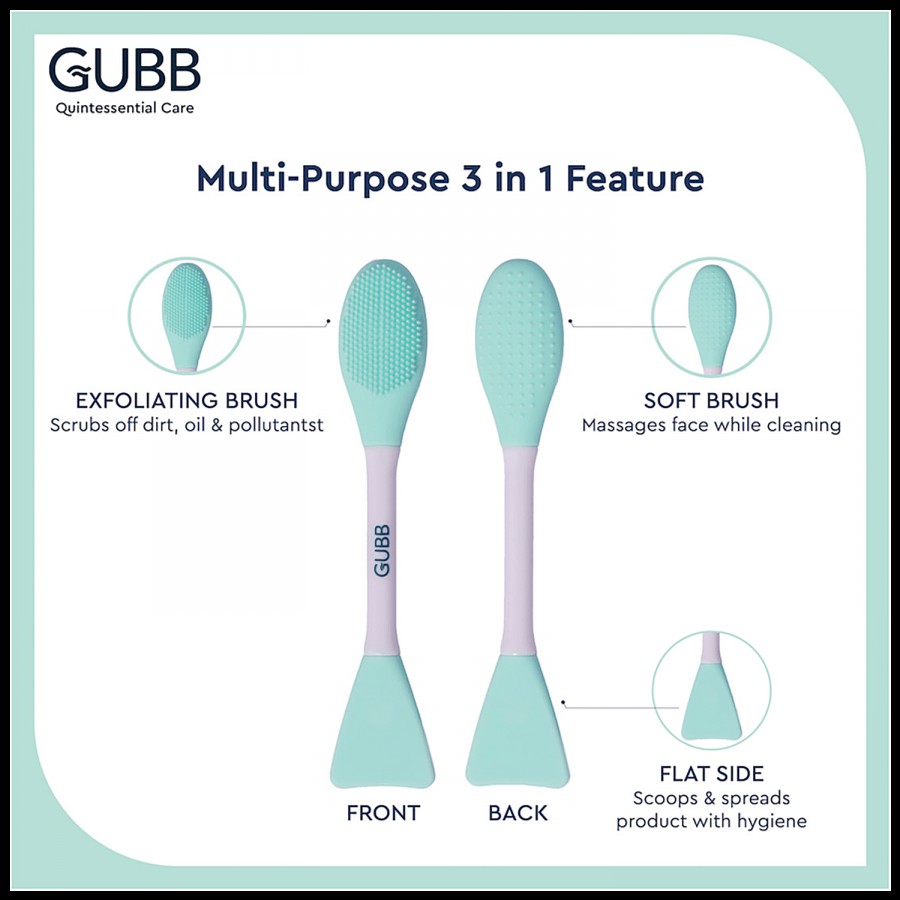 Gubb Multipurpose Silicone Brush - Helps To Cleanse