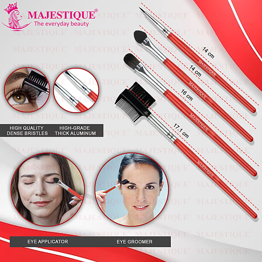 MAJESTIQUE Eye Beautifier Brush Set - Soft