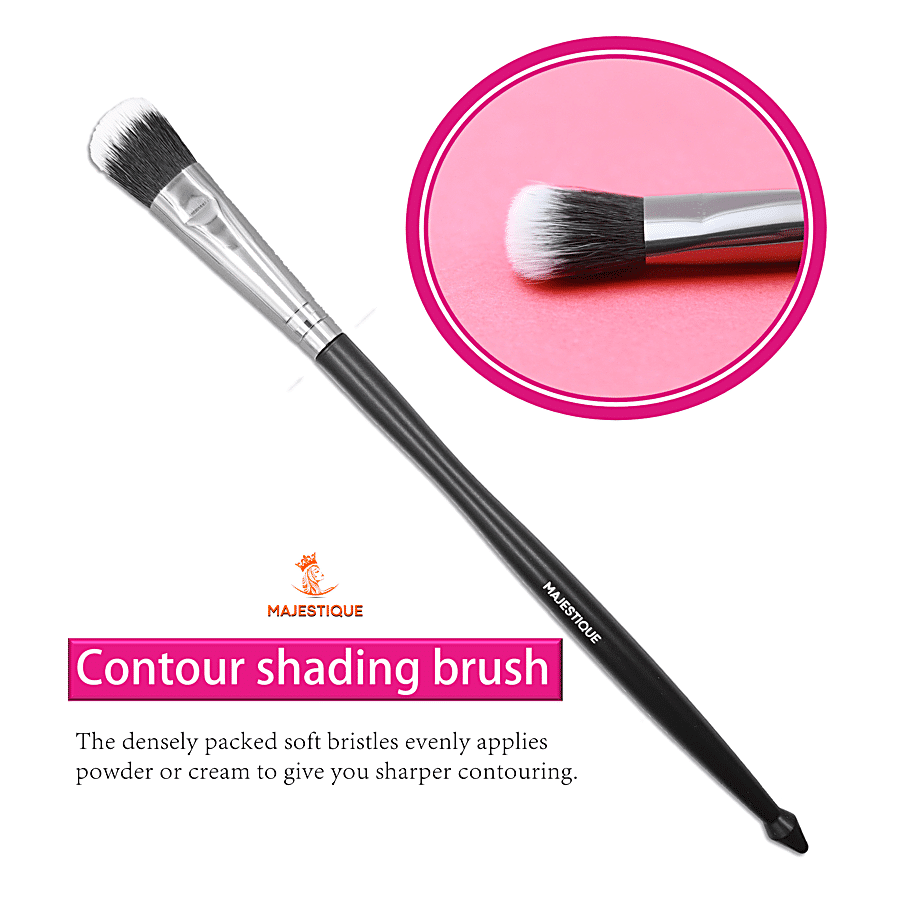 MAJESTIQUE Tri Face Premium Makeup Brushes CMB 508 - Soft & Smooth Bristles