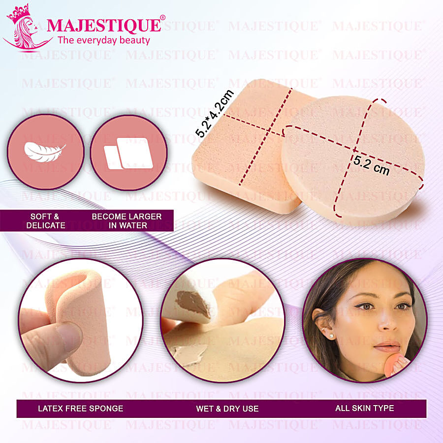 MAJESTIQUE Twin Makeup Sponge - CMB504