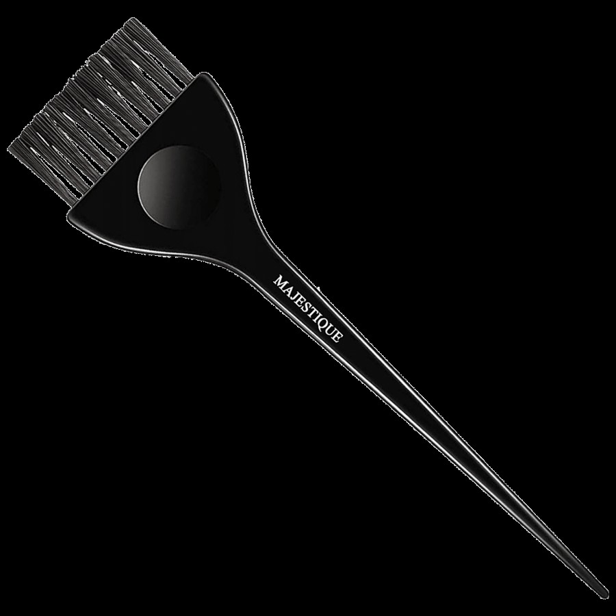 Majestique Curved Wide Hair Dye Brush - With Comfortable Grip