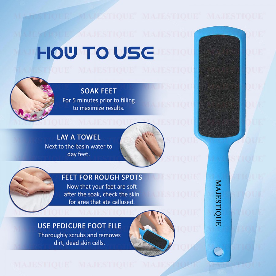 Majestique Dual Side Foot Care File - Callus Remover File Rasp Tools