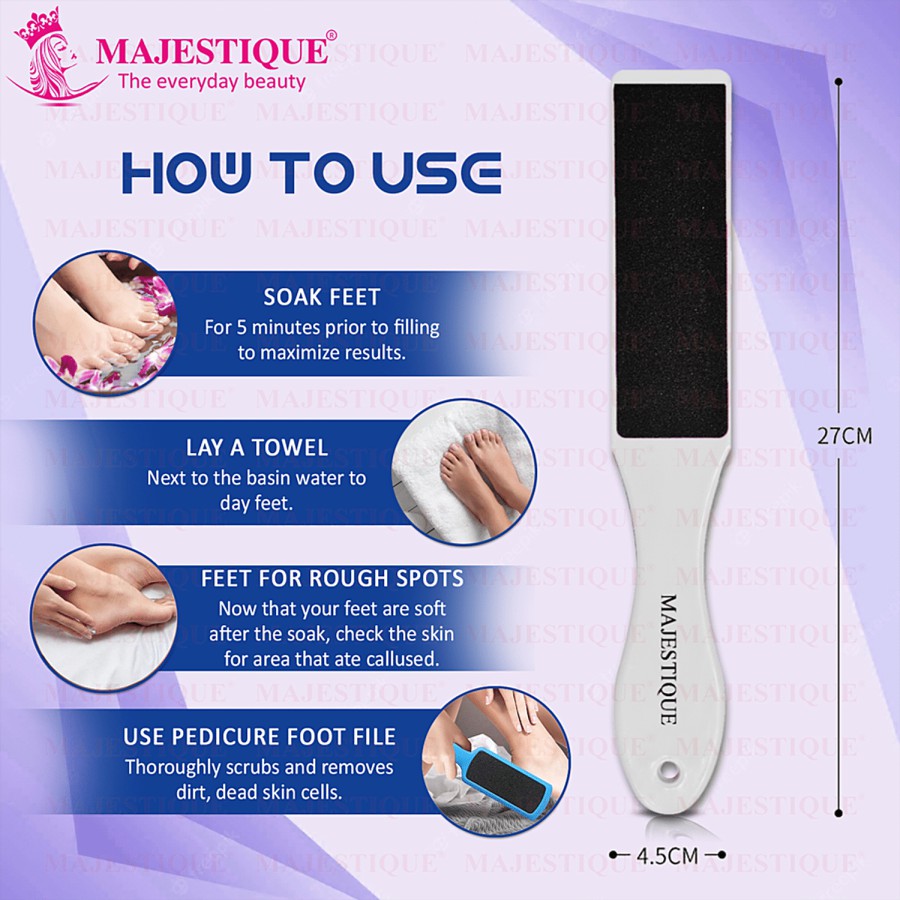 Majestique Flat Foot Filer - Double-Sided