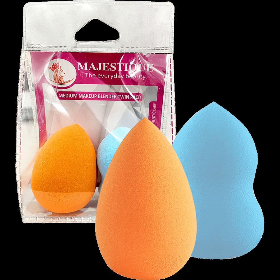 Majestique Makeup Blender Beauty Sponge Set - Pear & Tear Shaped