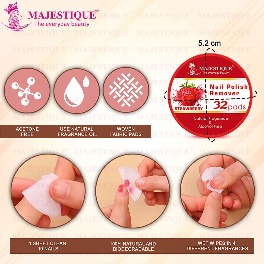 Majestique Nail Polish Remover & Toe Separator Set