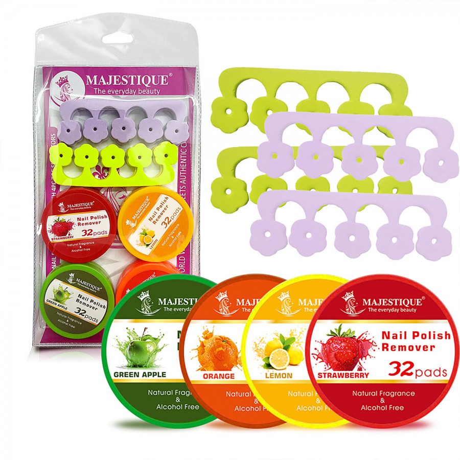 Majestique Nail Polish Remover & Toe Separator Set