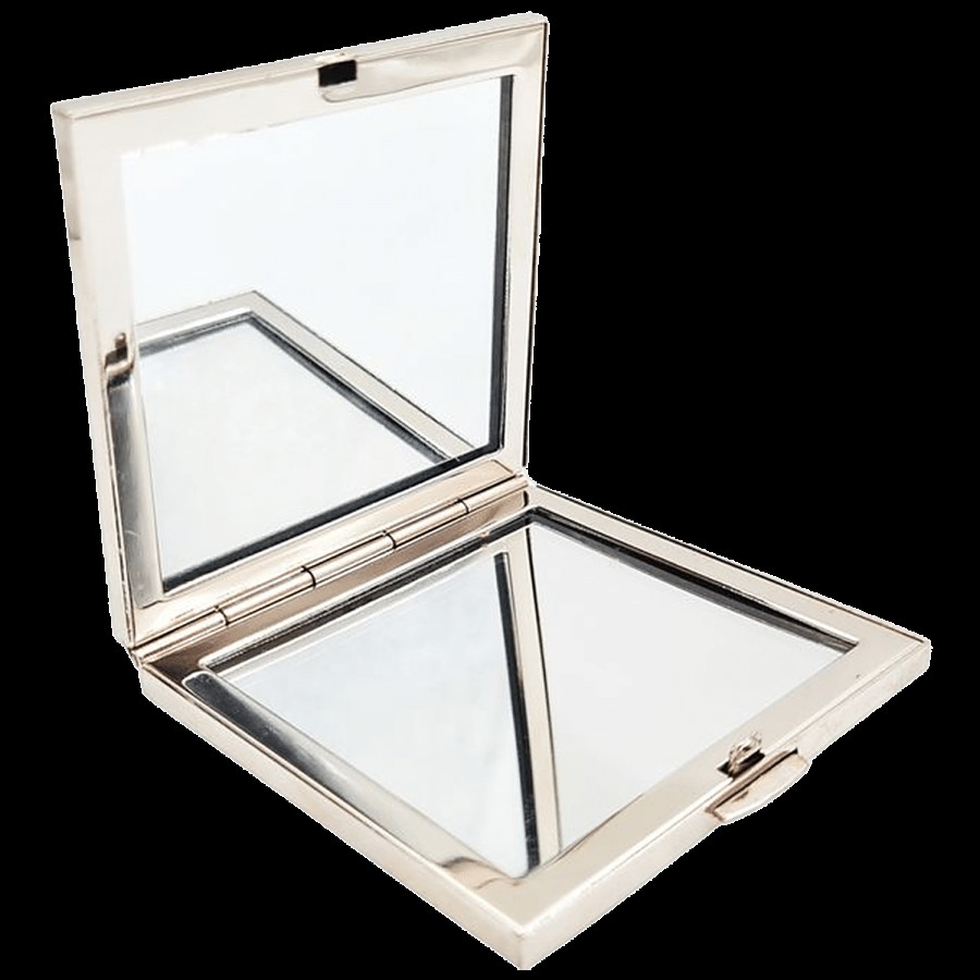 Majestique Small Compact Mirror - Square