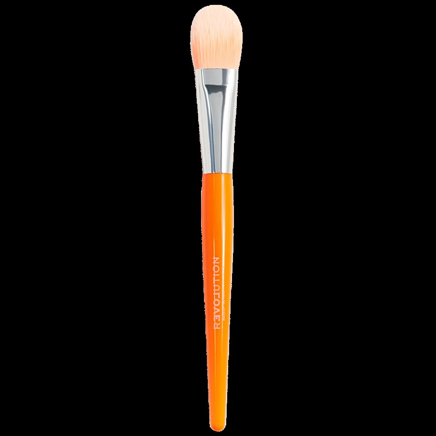 Makeup Revolution Relove Queen Flat Foundation Brush - Easy To Use