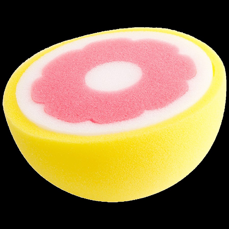 Ozivia Pink Orange Shaped Sponge KS 11 - Helps To Blend