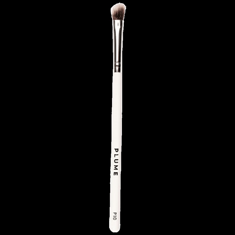 PLUME Angled Crease Blending/Nose Contour Brush - For Flawless Makeup Application